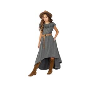 *NEW* Joyfolie Mia Joy Nyla Girls Dress in Heather Gray Grey Size 7